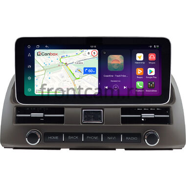 Toyota Camry XV30 2001-2006 (бежевая, с часами) 12.3 дюйма Canbox H-Line 8861-0818 на Android 14 (4G-SIM, 4/64, DSP, QLed) Mercedes Style