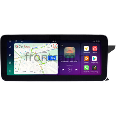 Mercedes-Benz C-klasse (w204) 2011-2015 (руль справа) 12.3 дюйма Canbox H-Line 8862-0925 на Android 14 (4G-SIM, 6/128, DSP, QLed) Mercedes Style