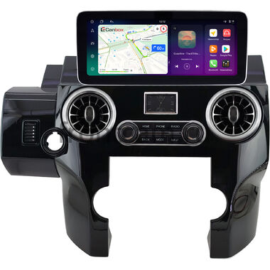 Land Rover Discovery 4 2009-2016 (черная, глянцевая) 12.3 дюйма Canbox H-Line 8863-0973 на Android 14 (4G-SIM, 8/128, DSP, QLed) Mercedes Style