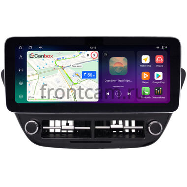 Hyundai Solaris 2 2017-2020 (черная глянцевая) 12.3 дюйма Canbox PRO-Line 4340-1582 на Android 13 (4G-SIM, 4/64, DSP, QLed) Mercedes Style