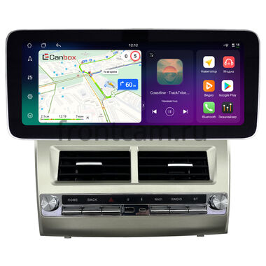 Toyota Camry XV40 2006-2011 (вид 1)  12.3 дюйма Canbox H-Line 8863-1666 на Android 14 (4G-SIM, 8/128, DSP, QLed) Mercedes Style