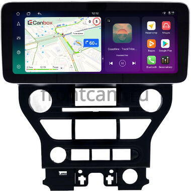 Ford Mustang 6 2014-2023 12.3 дюйма Canbox PRO-Line 4340-2288 на Android 13 (4G-SIM, 4/64, DSP, QLed) Mercedes Style