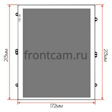 Canbox GT096 (Tesla style) 9.7 дюймов 2/32 на Android 10 (QLed, DSP, CarPlay)