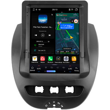 Citroen C1 2005-2014 Canbox H-Line (Tesla style) 9.7 дюймов 6/128 6623-1312-100 на Android 14 (4G-SIM, DSP, QLed)