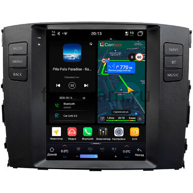 Mitsubishi Pajero 4 2006-2024 (без Rockford) Canbox H-Line (Tesla style) 9.7 дюймов 4/64 6622-1312-102 на Android 14 (4G-SIM, DSP, QLed)