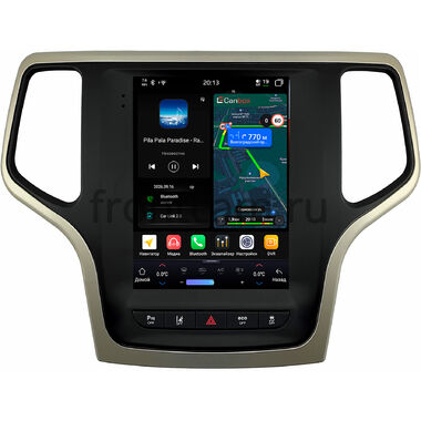 Jeep Grand Cherokee 4 (WK2) 2013-2022 Canbox H-Line (Tesla style) 9.7 дюймов 6/128 6623-1312-114 на Android 14 (4G-SIM, DSP, QLed)