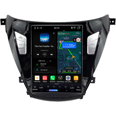 Hyundai Elantra 5 (MD), Avante 5 2010-2015 (глянцевая) Canbox H-Line (Tesla style) 9.7 дюймов 6/128 6623-1312-118 на Android 14 (4G-SIM, DSP, QLed)