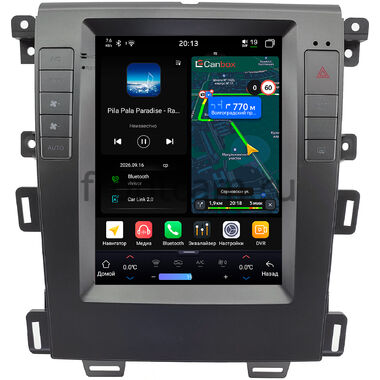 Ford Edge 2010-2014 (для авто с Sony) Canbox H-Line (Tesla style) 9.7 дюймов 4/64 6622-1312-122 на Android 14 (4G-SIM, DSP, QLed)