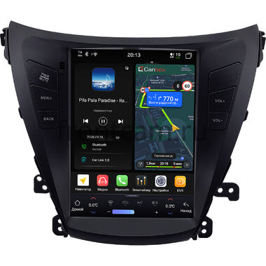 Hyundai Elantra 5 (MD) 2013-2016 Canbox H-Line (Tesla style) 9.7 дюймов 4/64 6622-1312-153 на Android 14 (4G-SIM, DSP, QLed)
