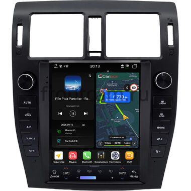 Toyota Crown (S200) 2008-2012 (Для авто без монитора) Canbox H-Line (Tesla style) 9.7 дюймов 8/128 6624-1312-165 на Android 14 (4G-SIM, DSP, QLed)