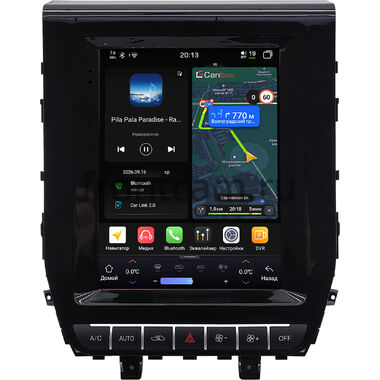 Toyota Land Cruiser 200 2016-2021 (для авто без надписи JBL Synthesis) (глянцевая) Canbox H-Line (Tesla style) 9.7 дюймов 4/64 6622-1312-177 на Android 14 (4G-SIM, DSP, QLed)