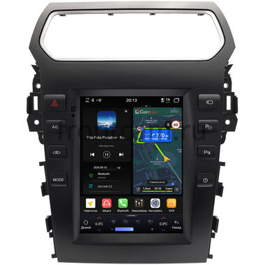 Ford Explorer 5 2010-2019 Canbox H-Line (Tesla style) 9.7 дюймов 6/128 6623-1312-200 на Android 14 (4G-SIM, DSP, QLed)