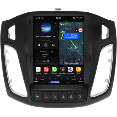 Ford Focus 3 2011-2019 (Тип 2) Canbox H-Line (Tesla style) 9.7 дюймов 6/128 6623-1312-214 на Android 14 (4G-SIM, DSP, QLed)
