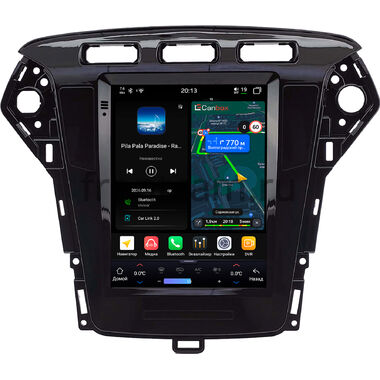 Ford Mondeo 4 2010-2014 Canbox H-Line (Tesla style) 9.7 дюймов 8/128 6624-1312-218 на Android 14 (4G-SIM, DSP, QLed)