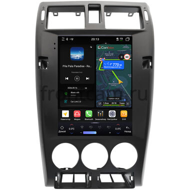 Lada Priora 2007-2013 (черная, матовая) Canbox H-Line (Tesla style) 9.7 дюймов 4/64 6622-1312-252 на Android 14 (4G-SIM, DSP, QLed)