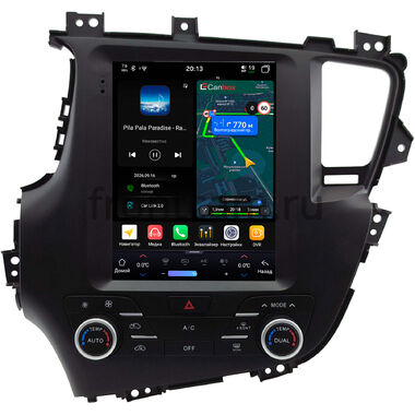 Kia Optima 3, K5 2010-2013 Canbox H-Line (Tesla style) 9.7 дюймов 6/128 6623-1312-290 на Android 14 (4G-SIM, DSP, QLed)