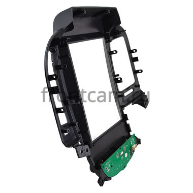 Hyundai Santa Fe 2 2005-2012 (глянцевая, авто с климат контролем) Canbox H-Line (Tesla style) 9.7 дюймов 4/64 6622-1312-296 на Android 14 (4G-SIM, DSP, QLed)