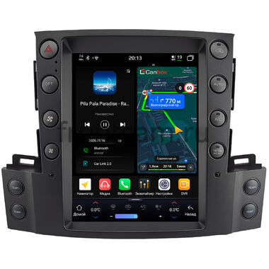 Lexus LX 570 2007-2015 (Тип C, can BSJ) Canbox H-Line (Tesla style) 9.7 дюймов 6/128 6623-1312-299 на Android 14 (4G-SIM, DSP, QLed)