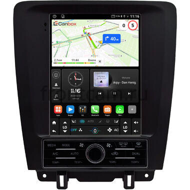 Ford Mustang 5 2009-2014 Canbox (Tesla style) 9.7 дюймов 4/64 GTR096-1312-308 на Android 10 (QLed, DSP, CarPlay)