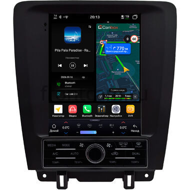 Ford Mustang 5 2009-2014 Canbox H-Line (Tesla style) 9.7 дюймов 4/64 6622-1312-308 на Android 14 (4G-SIM, DSP, QLed)