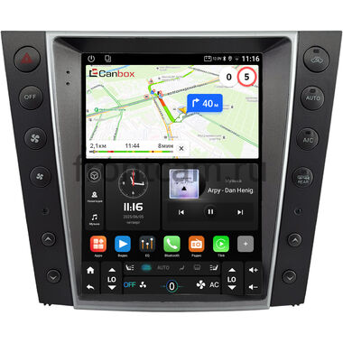 Lexus GS 3 2004-2011 (серая, для авто с кассетой) Canbox (Tesla style) 9.7 дюймов 4/64 GTR096-1312-335 на Android 10 (QLed, DSP, CarPlay)