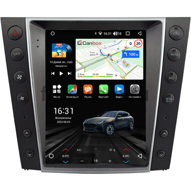 Lexus GS 3 2004-2011 (серая, для авто с кассетой) Canbox M-Line (Tesla style) 9.7 дюймов 4/64 5622-1312-335 на Android 10 (4G-SIM, DSP, QLed)