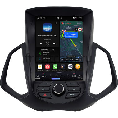 Ford Ecosport 2014-2018 Canbox H-Line (Tesla style) 9.7 дюймов 4/64 6622-1312-336 на Android 14 (4G-SIM, DSP, QLed)