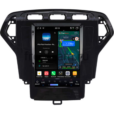 Ford Mondeo 4 2006-2010 Canbox H-Line (Tesla style) 9.7 дюймов 8/128 6624-1312-6 на Android 14 (4G-SIM, DSP, QLed)