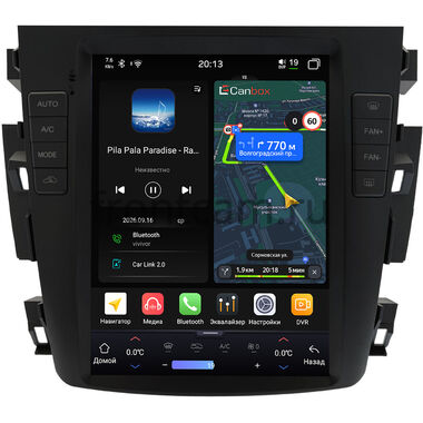 Nissan Teana (J31) 2003-2008 Canbox H-Line (Tesla style) 9.7 дюймов 4/64 6622-1312-78 на Android 14 (4G-SIM, DSP, QLed)