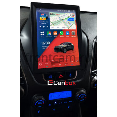 Hyundai ix35, Tucson 2 2009-2015 (Тип C) Canbox PRO-Line (Tesla style) 9.7 дюймов 12/256 7884-1312-81 на Android 13 (4G-SIM, DSP, QLed)