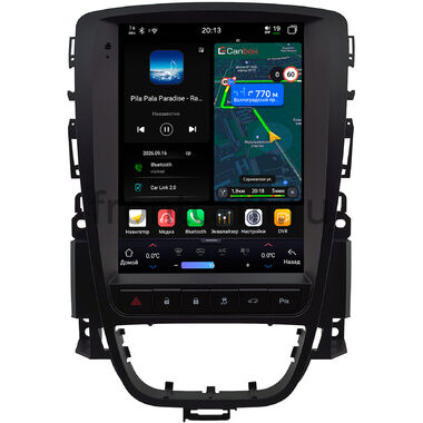 Opel Astra J 2009-2018, Astra GTC J 2011-2015 Canbox H-Line (Tesla style) 9.7 дюймов 6/128 6623-1312-9 на Android 14 (4G-SIM, DSP, QLed)