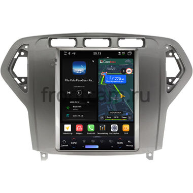 Ford Mondeo 4 2006-2010 (серая, для авто с климат-контролем) Canbox H-Line (Tesla style) 9.7 дюймов 6/128 6623-1312-90 на Android 14 (4G-SIM, DSP, QLed)