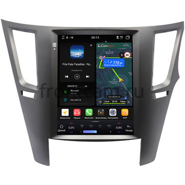 Subaru Legacy 5, Outback 4 2009-2014 (правый руль) Canbox H-Line (Tesla style) 9.7 дюймов 6/128 6623-1312-99 на Android 14 (4G-SIM, DSP, QLed)