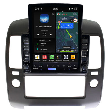 Nissan Navara 3 (D40) 2004-2015 Canbox H-Line 6613-9-1103 на Android 14 (4G-SIM, 6/128, DSP, QLed, Tesla)