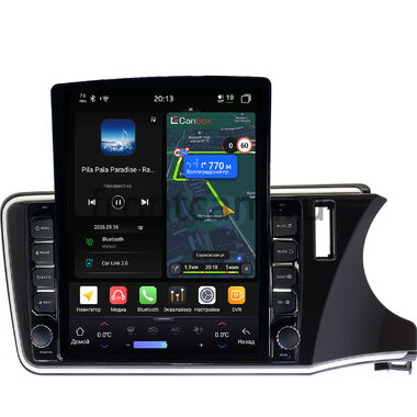 Honda Grace 2014-2020 (правый руль) Canbox H-Line 6612-9-1143 на Android 14 (4G-SIM, 4/64, DSP, QLed, Tesla)