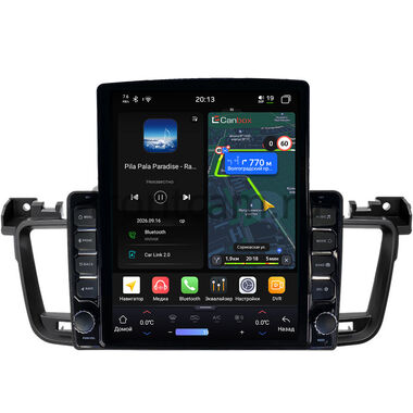Peugeot 508 2011-2018 Canbox H-Line 6613-9-271 на Android 14 (4G-SIM, 6/128, DSP, QLed, Tesla)