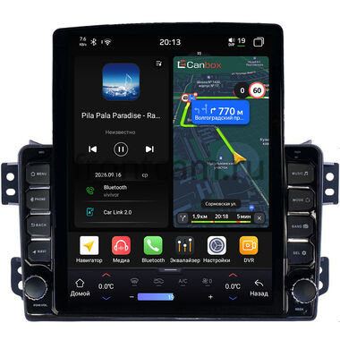 Suzuki Splash 2008-2012 Canbox H-Line 6612-9-370 на Android 14 (4G-SIM, 4/64, DSP, QLed, Tesla)