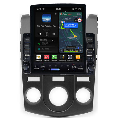 Kia Cerato 2 седан, Forte 2008-2013 (авто без климат-контроля) Canbox H-Line 6613-9-414 на Android 14 (4G-SIM, 6/128, DSP, QLed, Tesla)