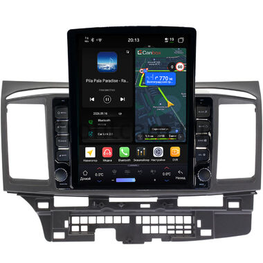 Mitsubishi Lancer 10 2007-2017 Canbox H-Line 6613-9-MI113N на Android 14 (4G-SIM, 6/128, DSP, QLed, Tesla)
