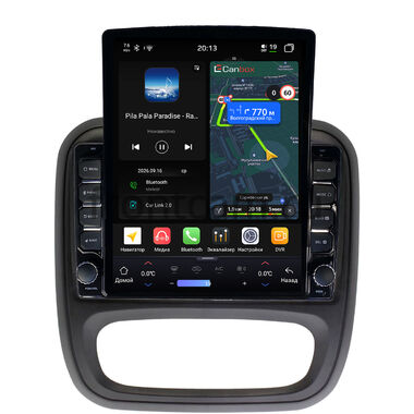 Opel Vivaro B 2014-2018 Canbox H-Line 6612-9-RE053N на Android 14 (4G-SIM, 4/64, DSP, QLed, Tesla)
