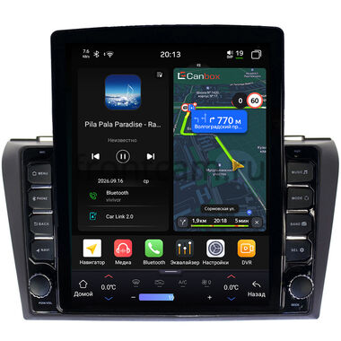 Mazda 3 (BK), Axela 2003-2009 Canbox H-Line 6613-9032 на Android 14 (4G-SIM, 6/128, DSP, QLed, Tesla)