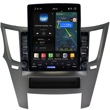 Subaru Legacy 5, Outback 4 2009-2014 (серая, левый руль) Canbox H-Line 6613-9051 на Android 14 (4G-SIM, 6/128, DSP, QLed, Tesla)