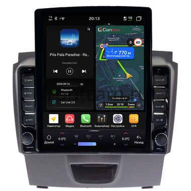 Isuzu D-Max 2 2012-2020 (тип 1) Canbox H-Line 6612-9054 на Android 14 (4G-SIM, 4/64, DSP, QLed, Tesla)