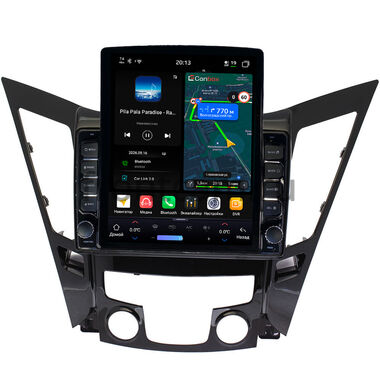 Hyundai Sonata 6 (YF) 2009-2014 Canbox H-Line 6612-9114 на Android 14 (4G-SIM, 4/64, DSP, QLed, Tesla)