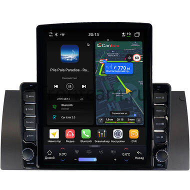 BMW 5 (E39), 7 (E38) 1995-2004 Canbox H-Line 6612-9162 на Android 14 (4G-SIM, 4/64, DSP, QLed, Tesla)