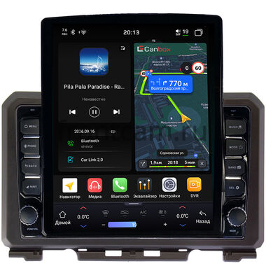 Suzuki Jimny 4 2018-2026 Canbox H-Line 6612-9216 на Android 14 (4G-SIM, 4/64, DSP, QLed, Tesla)