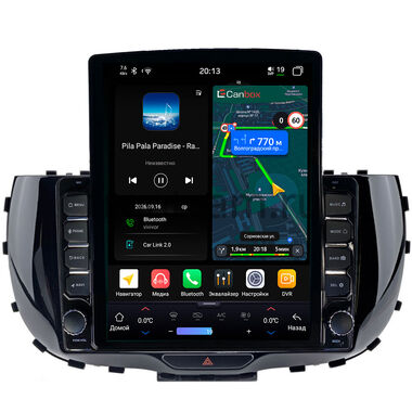 Kia Soul 3 2019-2024 (глянцевая) Canbox H-Line 6612-9310 на Android 14 (4G-SIM, 4/64, DSP, QLed, Tesla)