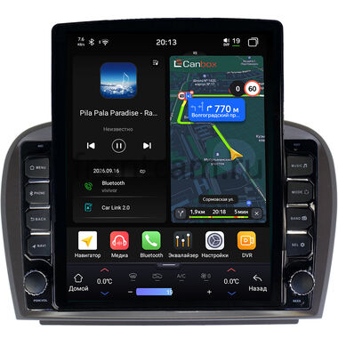 Mercedes-Benz SL (R230) 2006-2011 Canbox H-Line 6613-9403 на Android 14 (4G-SIM, 6/128, DSP, QLed, Tesla)