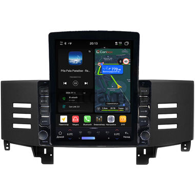 Toyota Mark X 2004-2009 (для авто с монитором, серая) Canbox H-Line 6612-9-6645 на Android 14 (4G-SIM, 4/64, DSP, QLed, Tesla)