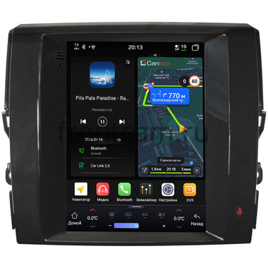 Toyota Mark X 2 2009-2019 Canbox H-Line (Tesla style) 9.7 дюймов 4/64 6622-1312-236 на Android 14 (4G-SIM, DSP, QLed)